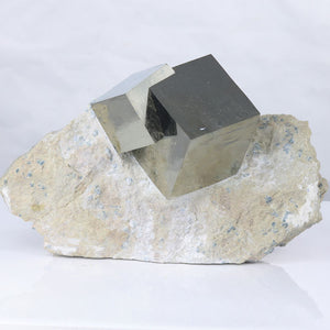 Natural Pyrite cube crystals from spain