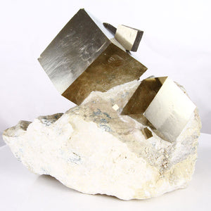Pyrite from Navajun Spain Cubes Raw Specimen