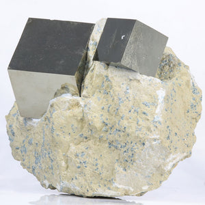 Spanish Pyrite Crystal Mineral Specimen