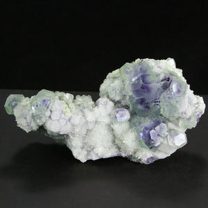 338g Whimsical Lavender & Light Green Fluorite Crystal Specimen