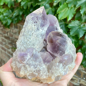 Small bolivian Amethyst Crystal Cluster Purple