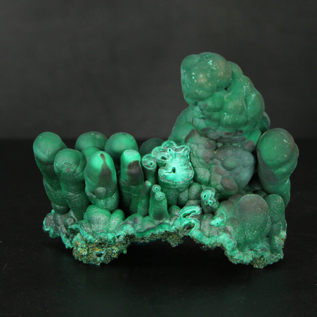 Malachite Stalactite from D.R. Congo