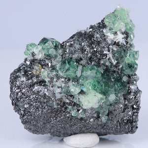 mint green garnet mineral crystal specimen tanzania