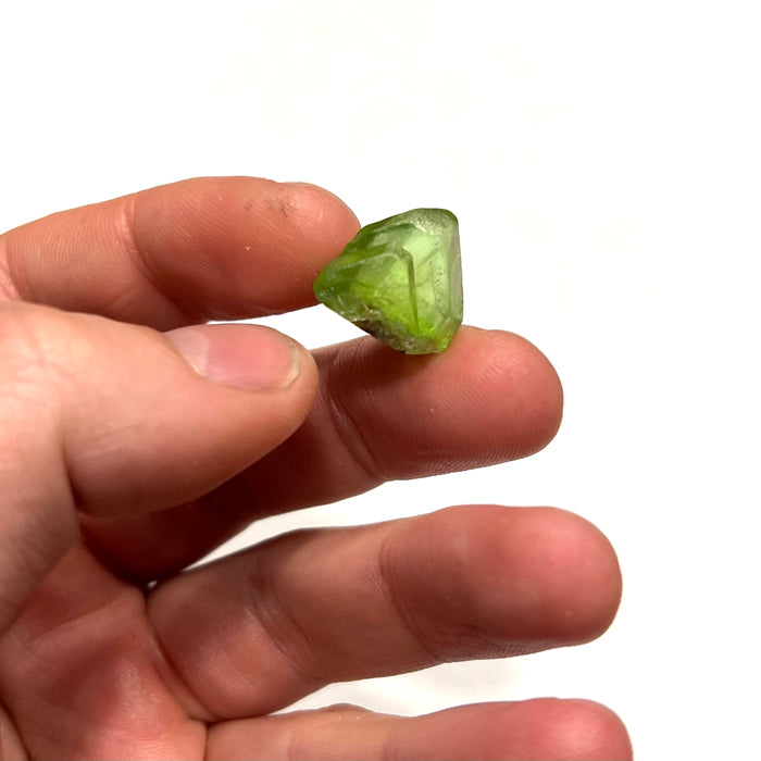 Green Raw Peridot Crystal