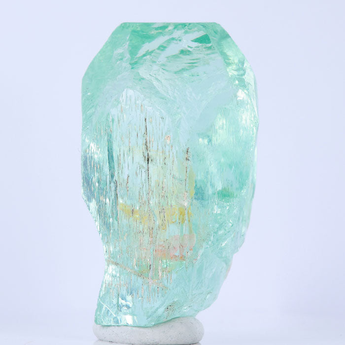 Raw Aquamarine Mineral Specimen Facet Rough