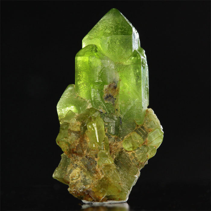 raw peridot crystal specimen from pakistan
