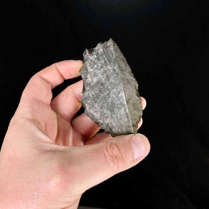 Etched Muonionalusta Meteorite Specimen  sweden