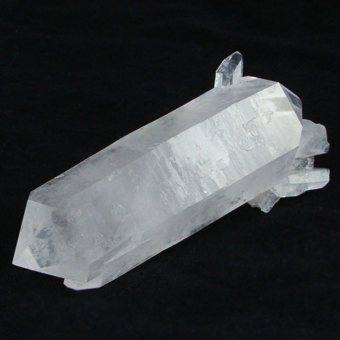 Double terminated quartz crystal raw specimen