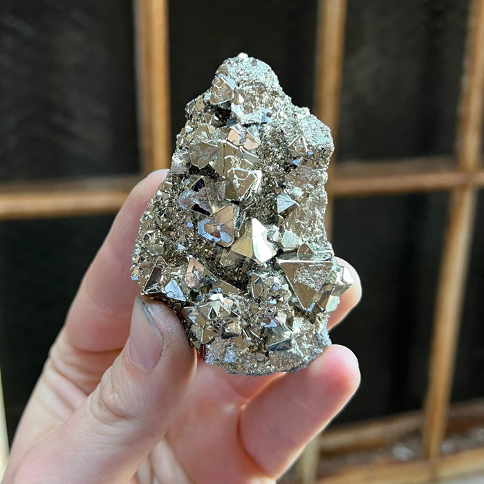 170g Peruvian Pyrite Crystal Specimen - Mineral Mike