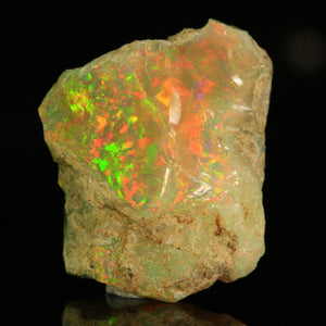 Orange Ethiopian Opal Rough Specimen