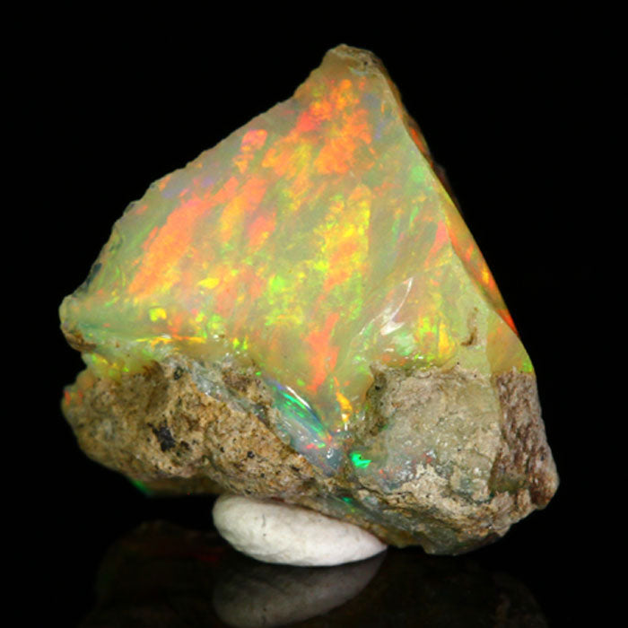 Orange Ethiopian Opal Rough Crystal 