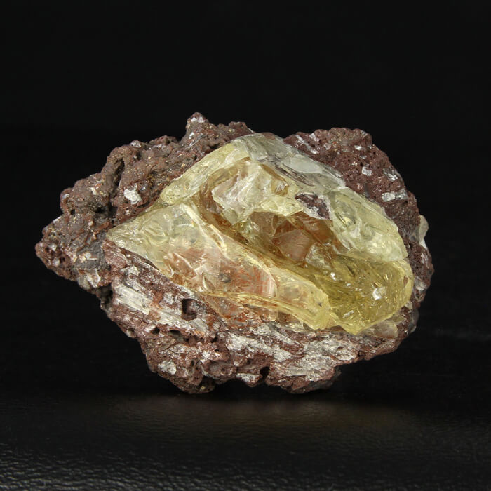 Oregon Sunstone Crystal on Porphyry
