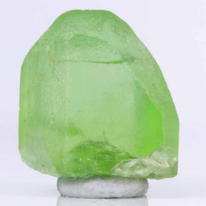 lime green peridot crystal raw specimen