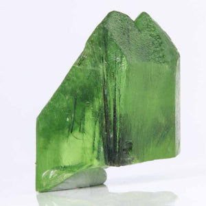 raw green rough peridot crystal mineral specimen