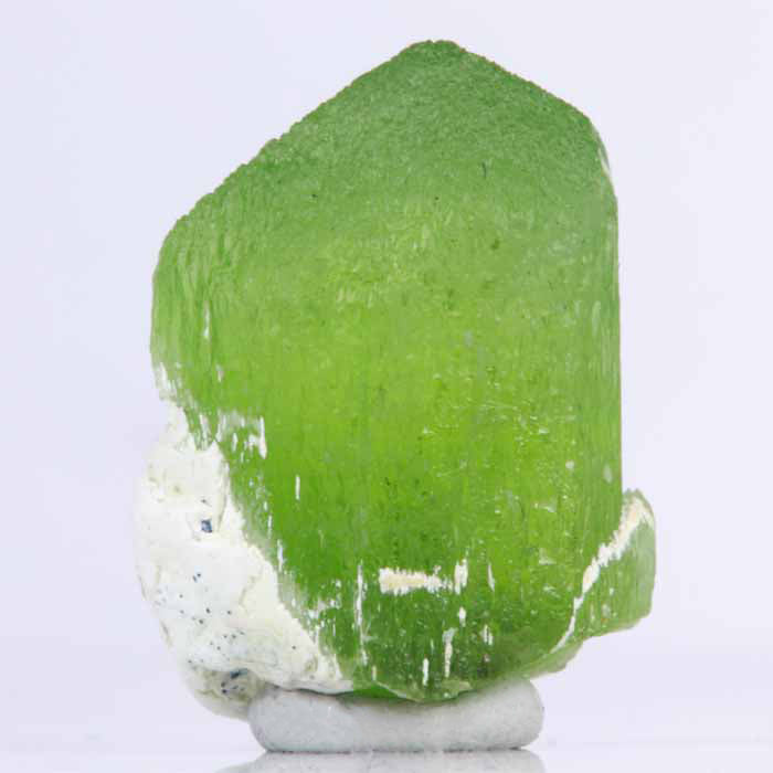 rough raw peridot crystal mineral specimen
