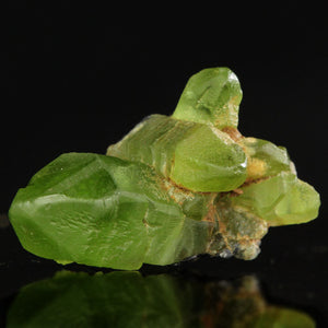 Natural Raw Peridot Crystal Cluster from Pakistan Green