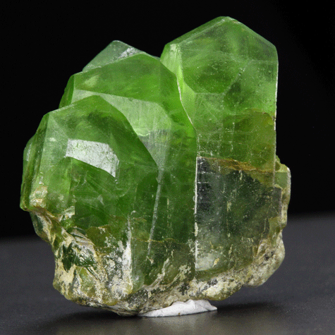 Green Raw Peridot Crystal Cluster Pakistan