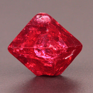 Pinkish Red Spinel Crystal Raw Specimen