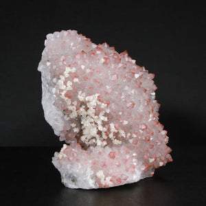 Hematite Included Quartz Crystal Cluster with Dolomite