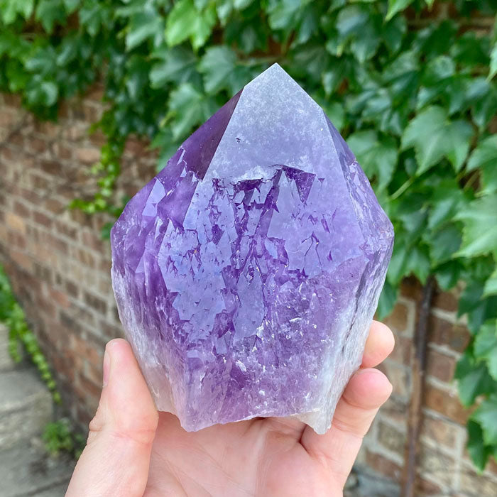 Natural Raw Amethyst Crystal Point