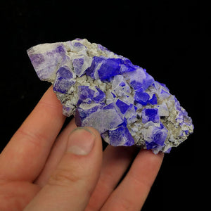 Fluorescent Purple Haze Pocket Fluorite