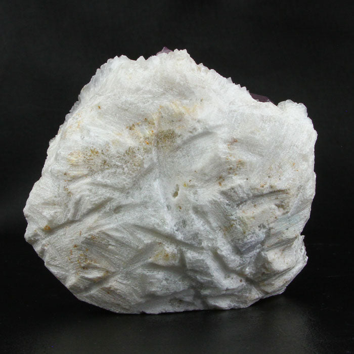 Purple Fluorite Octahedrons on Quartz