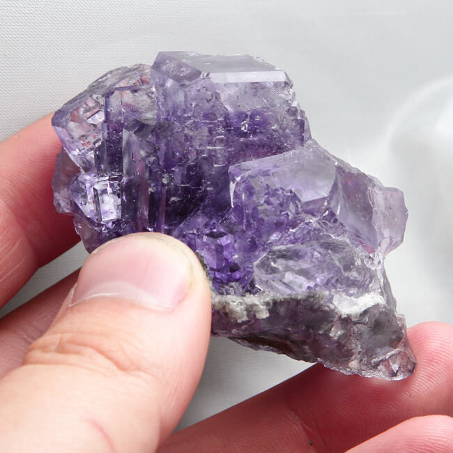 Purple Fluorite Mineral Specimen from China