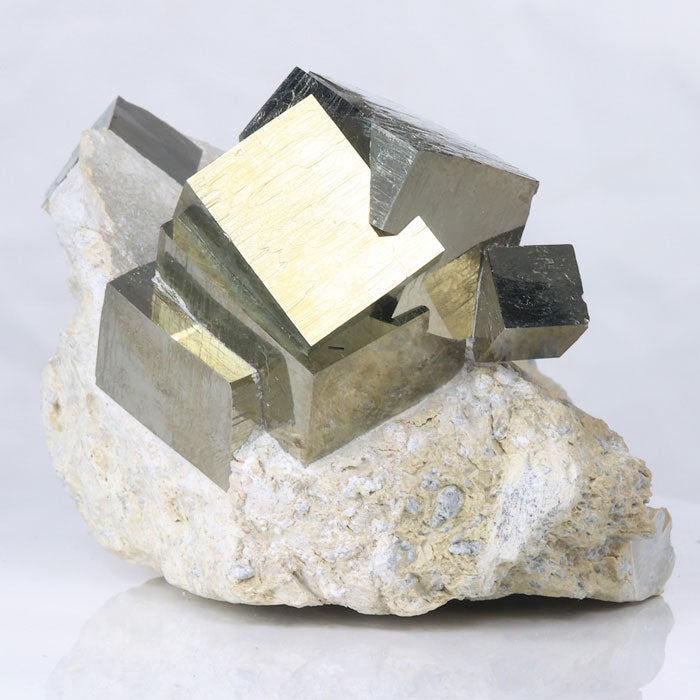 pyrite crystal specimen