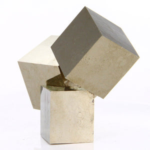Raw Pyrite Cubes Mineral Specimen
