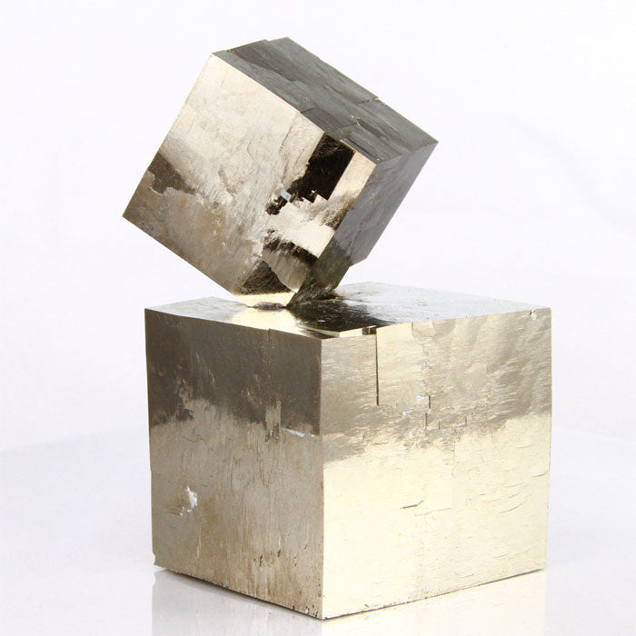 Spanish Pyrite Crystal Mineral Specimen