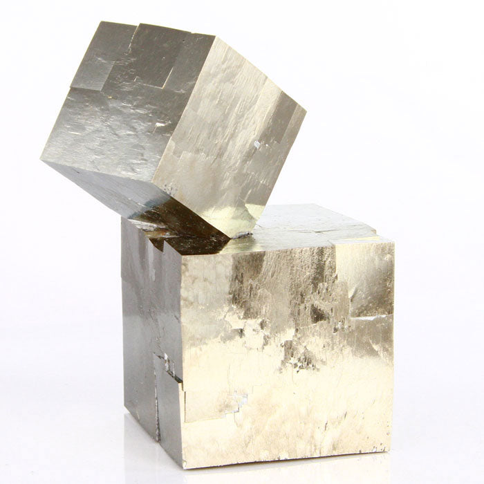 Raw Natural Pyrite Cubes Mineral Specimen