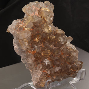 Novo horizonte rutile and quartz mineral specimen