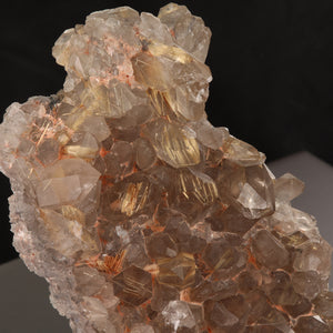 Novo Horizonte Rutilated Quartz Crystal cluster