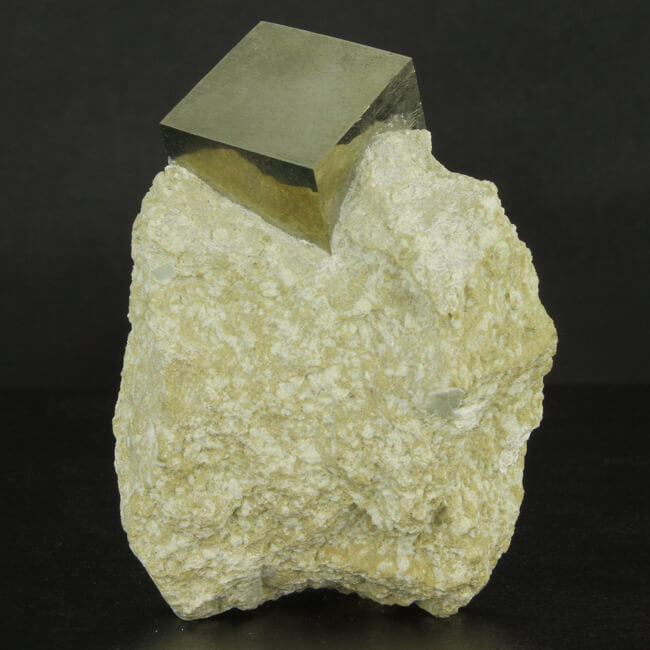 Pyrite Cube on Matrix from Spain