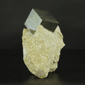 Pyrite Crystal Cube on Matrix from Spain