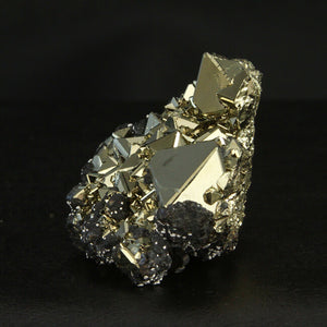 Pyrite Octahedron Crystals and Sphalerite from Peru