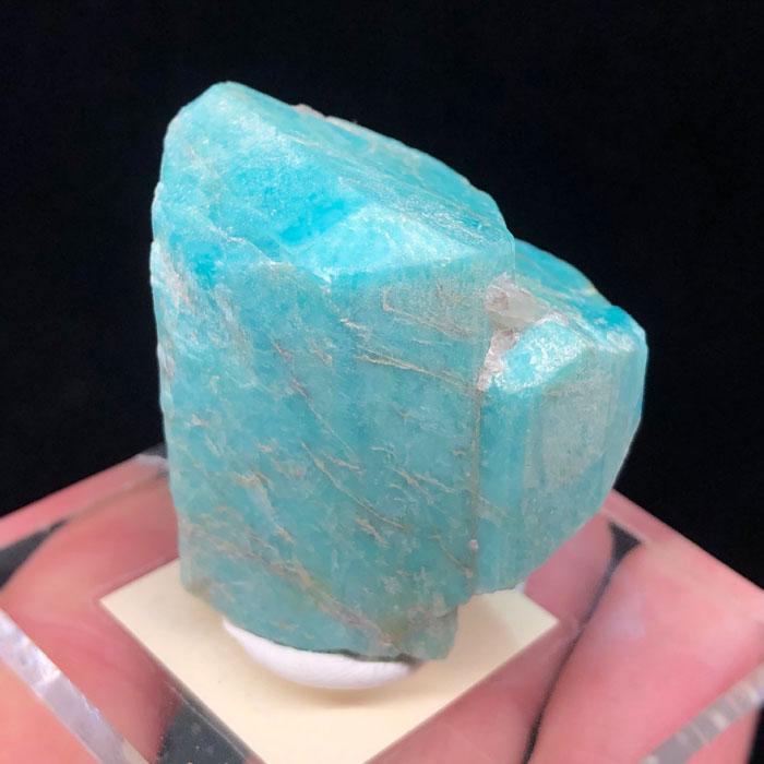 Raw amazonite crystal specimen Teller County Colorado