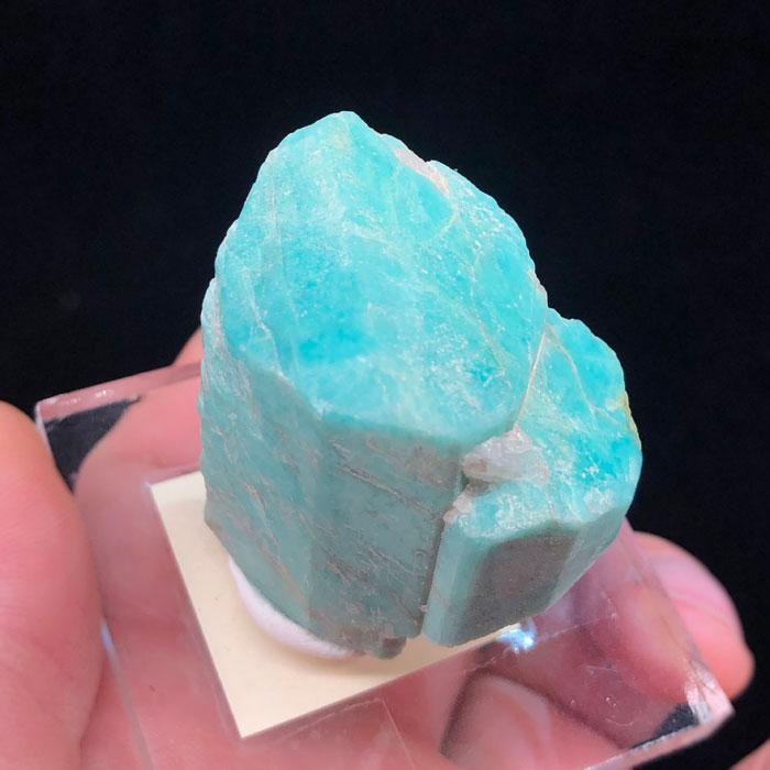 Raw amazonite crystal specimen Teller County Colorado