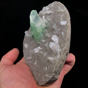 Beautiful Raw Green Apophyllite Crystal Specimen