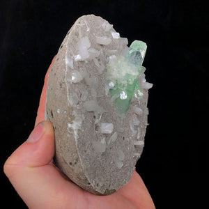 Beautiful Raw Green Apophyllite Crystal Specimen