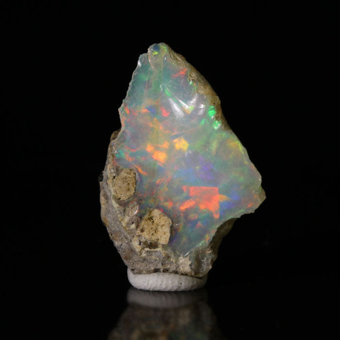 Raw Welo Ethiopian Fire Opal Specimen Crystal