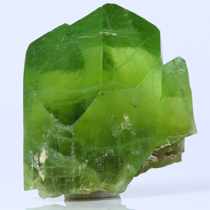 Large Green Peridot Crystal Mineral Specimen