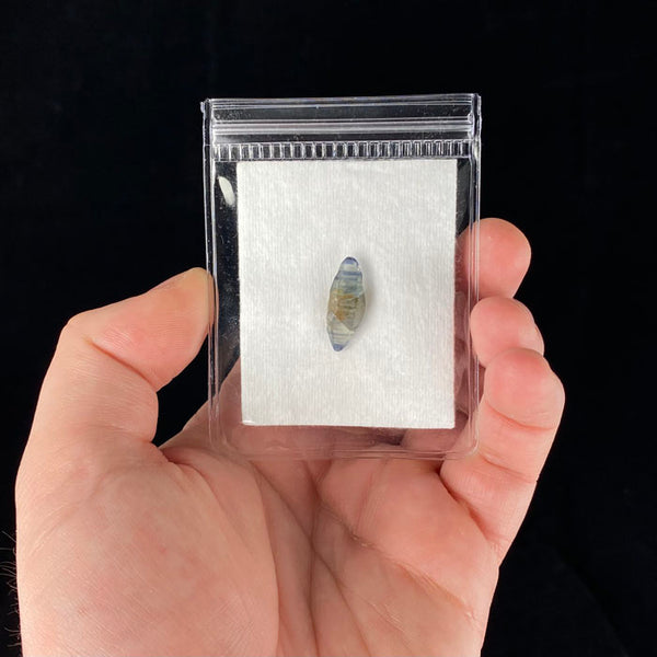10.21ct Blue Striped Sapphire Crystal Specimen - Mineral Mike
