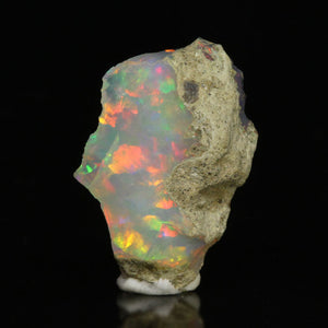 raw fire opal crystal from ethiopia