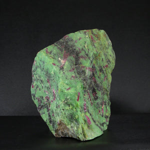 Raw Ruby Crystals in Zoisite