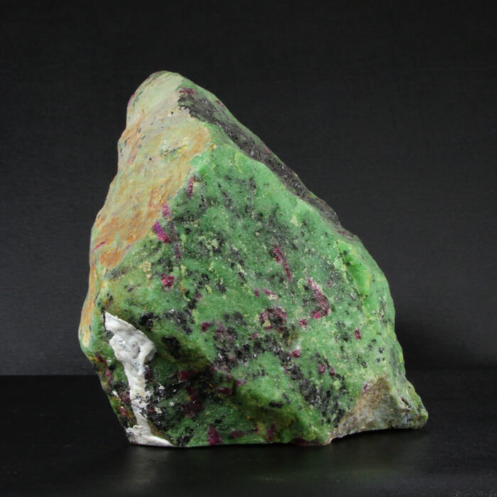 Ruby Crystals in Zoisite