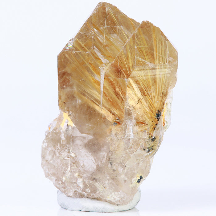 Rutilated Quartz mineral specimen crystal