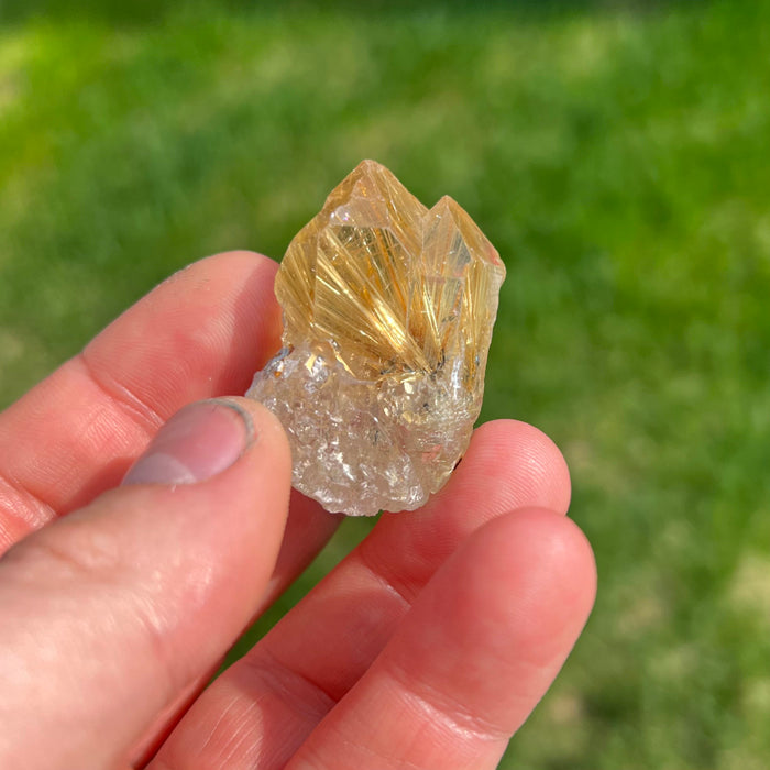 31.8g Rutile in Quartz Mineral Specimen