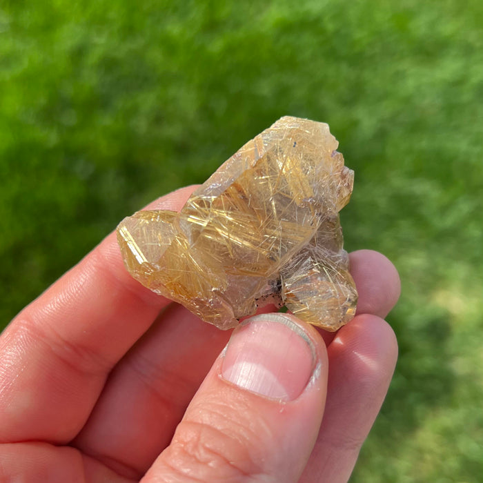 32.81g Rutilated Quartz Crystal Cluster