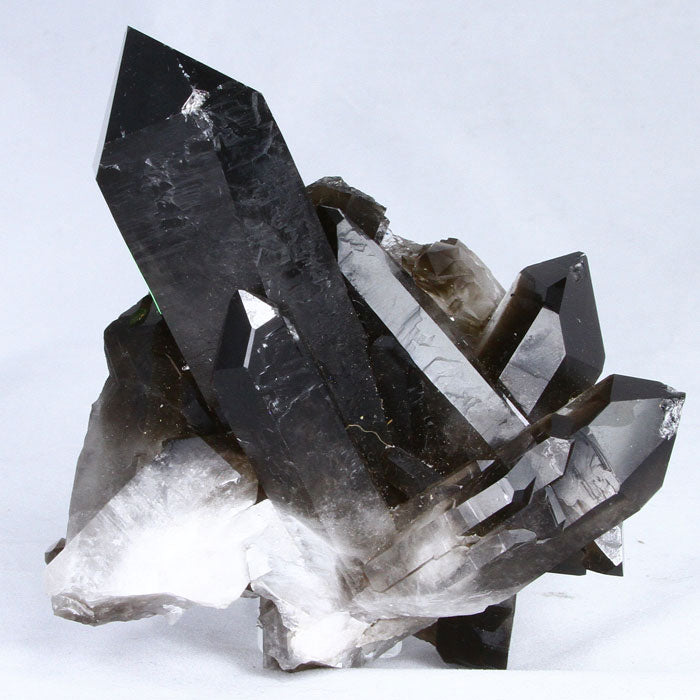 Natural Raw Smoky Quartz Crystal Cluster Mineral Specimen